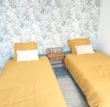 Chambre avec deux lit Maison de voyageurs