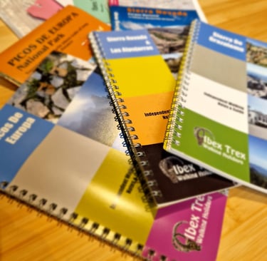 Walk books for each area we hike in