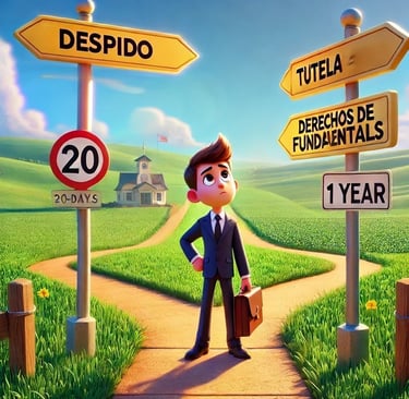 Puede la acción de tutela de derechos fundamentales ser independiente del procedimiento de despido? 