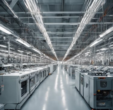 A group of people standing on the side of a cliff next to a body of