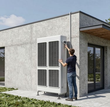 photo of white staircase