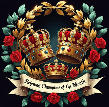 Crowns for Reigning Champions of the Month
