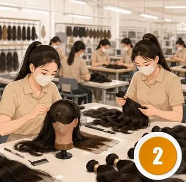 Ordering & Shipping Process for Vietnamese Hair Wigs & Extensions
