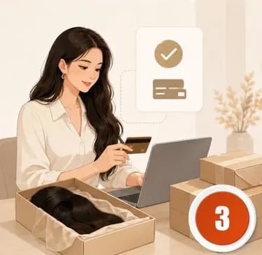 Ordering & Shipping Process for Vietnamese Hair Wigs & Extensions