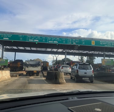 Toll while going from Bengaluru to Wayanad