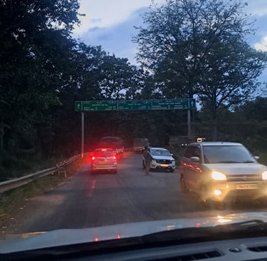 cloudy roads connecting Wayanad