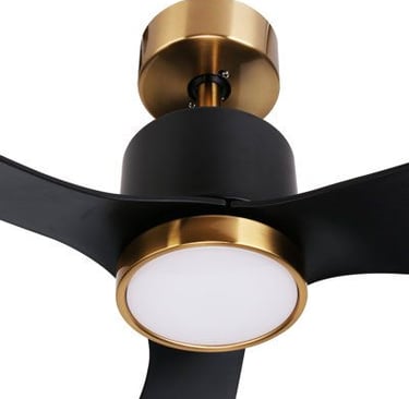New ceiling fan with mounting hardware