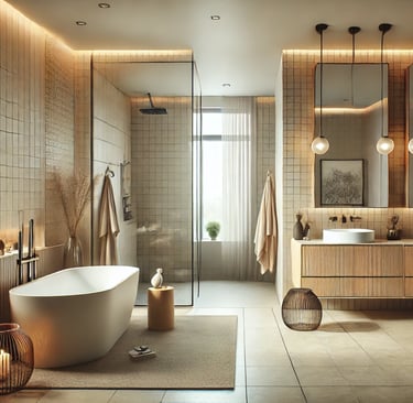 renovation salle de bain en salle de bain moderne