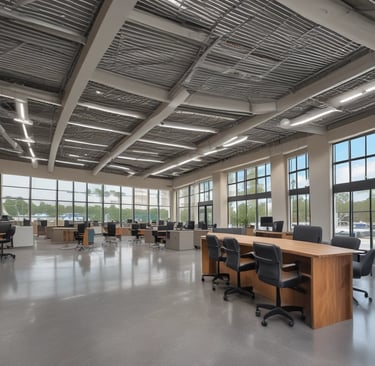 Typical office space requiring GPR RADAR Sacns