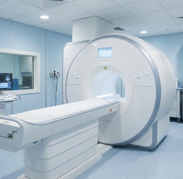 mri machine in a medical facility