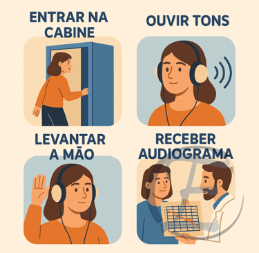 exame essencial para avaliar a audição de forma precisa, identificando perdas auditivas