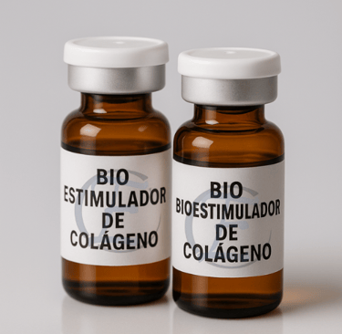 Bioestimulador de colágeno frascos