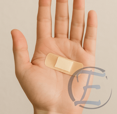 Paciente em retorno após remoção de corpo estranho com instruções de cuidados.
