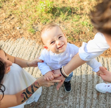 una famiglia felice