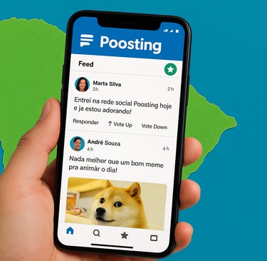 Poosting: a rede social nordestina que superou a Bluesky e virou fenômeno no Brasil
