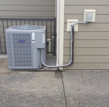 Air conditioning unit installed by Bystrom Industries in Kamloops