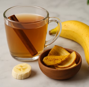 Tisana de cascara de banana