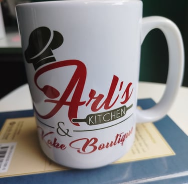 Sublimation print mug Arl's litchen