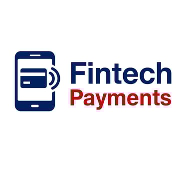 a phone with the words fintech payments on it