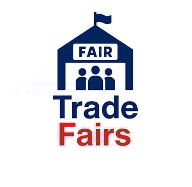 a logo for a trade fair