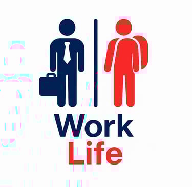 a man and woman working together in a work life