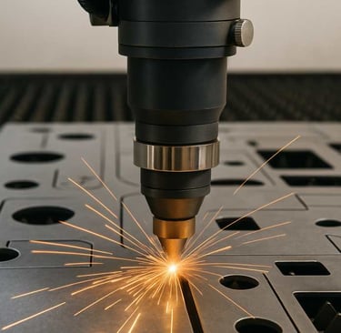 Metalo pjovimas lazeriu