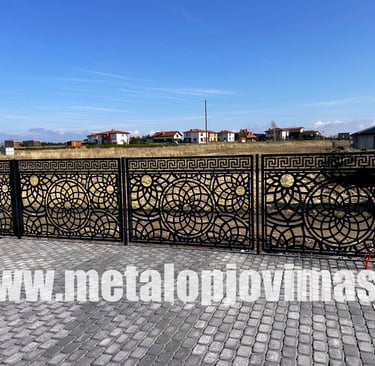 Metalinės tvoros kaina 
