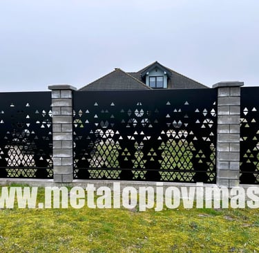 Metalinė tvora Klaipėda