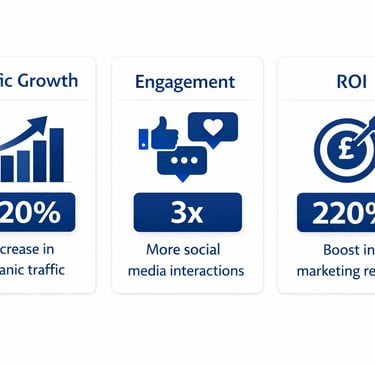 Mini case study statistics cards