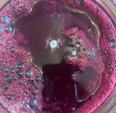 mould on a beetroot ferment