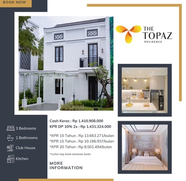 Promo Spesial Rumah Mewah di The Topaz Residence – Free PPN 100%