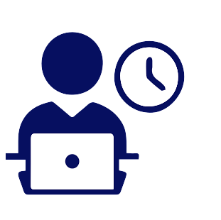 stick figure depicting ease of use