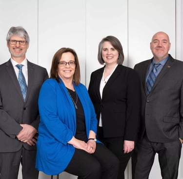 the NOW sask team from left to right allan, gail, trish, jack