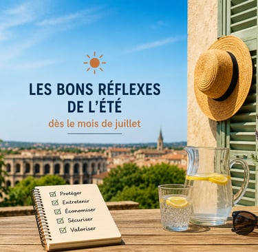 Les bons réflexes de l'été dès le mois de juillet pour protéger et valoriser votre maison