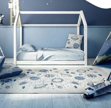 vloerkleed kinderkamer space