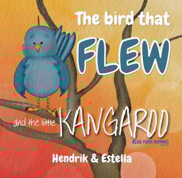 the bird that flew and the little kangaroo Blue Fork Rhymes Picture book