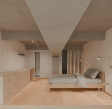 Lofto interjero projektas