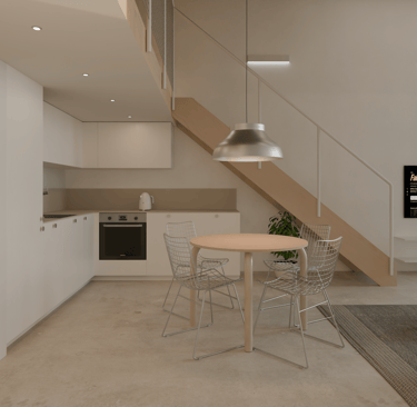 Lofto interjero projektas