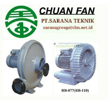 Jual Cuan Fan Ring Blower, jual Crelec Ring Blower, jual Ho Hsing Ring Blower.