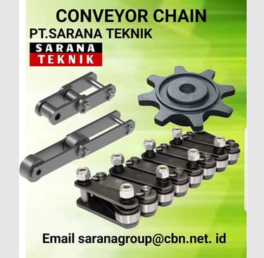 Jual Tsubaki Conveyor Chain, jual Renold Roller Chain, jual Hitachi Roller Chain.