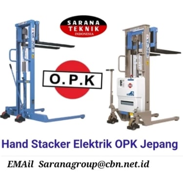 Jual Bishamon Handpallet, jual Bishamon Stacker, jual OPK Handpallet