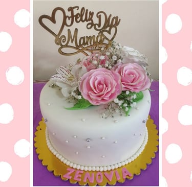 torta personalizada feliz día mamá
