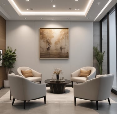 Bright living room with modern inventory