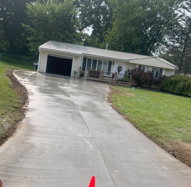 Concrete Driveway in Grand Blanc, Mi