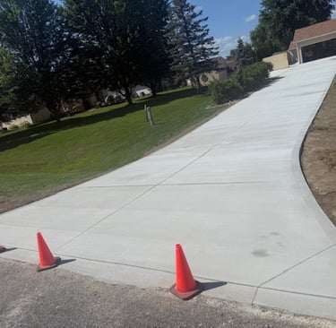 Concrete Driveway in Davison, Mi