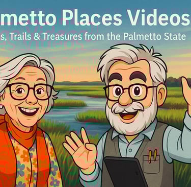 E.B and Opa enjoying time at the marsh near Pawley’s Island