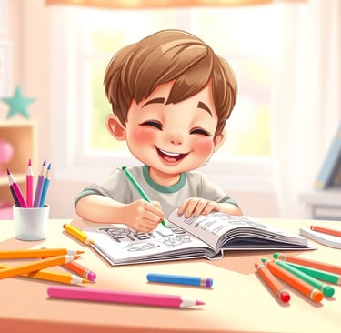 Como o Colorir Estimula o Desenvolvimento Cognitivo nas Crianças