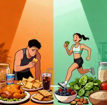 Food choice impact: inflammatory vs anti-inflammatory diet effects on athletic performance