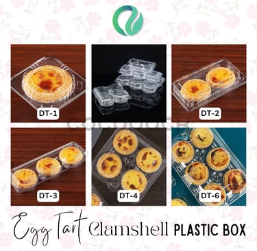 Egg Tart Blister Plastic Clamshell