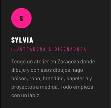 SYLVIA ILUSTRADORA Y DISEÑADORA EN SEN STUDIO ATELIER